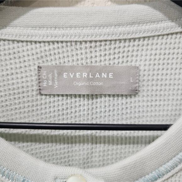 NWOT Everlane Organic Cotton Waffle Knit Cardigan - Picture 4 of 7